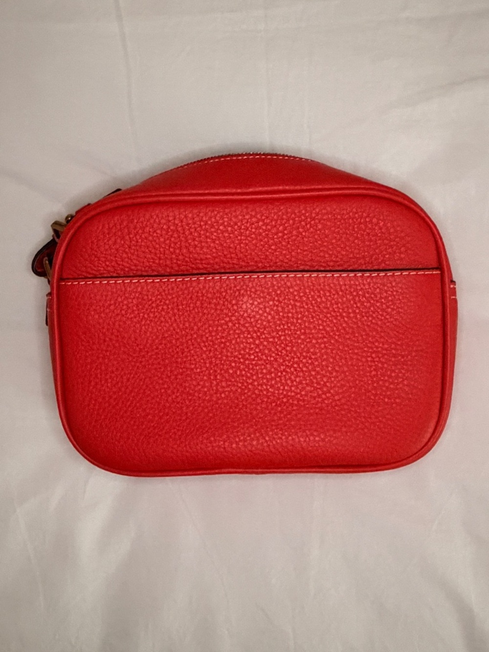 J Crew Red Leather Bag